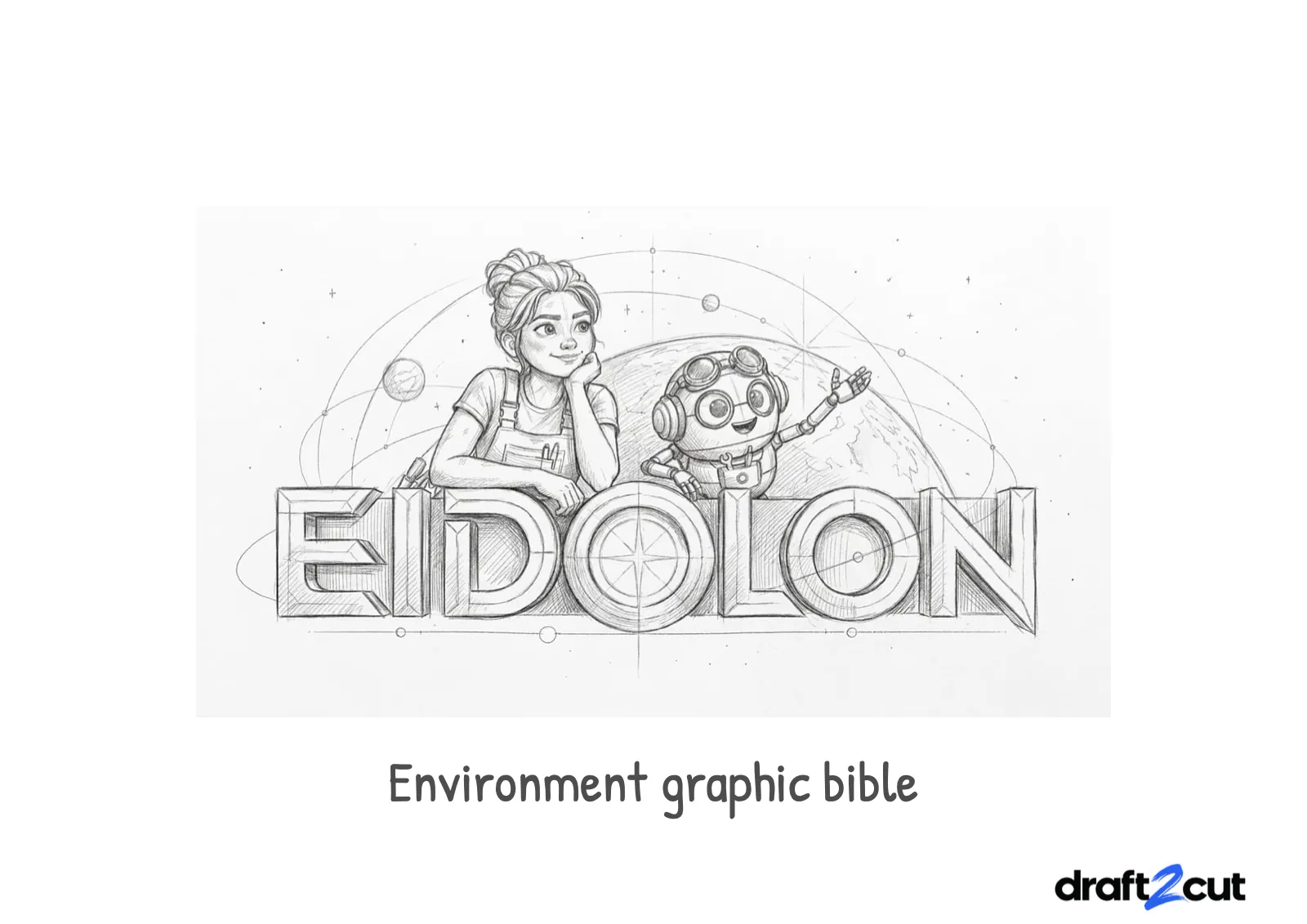 La copertina della bible grafica delle location.