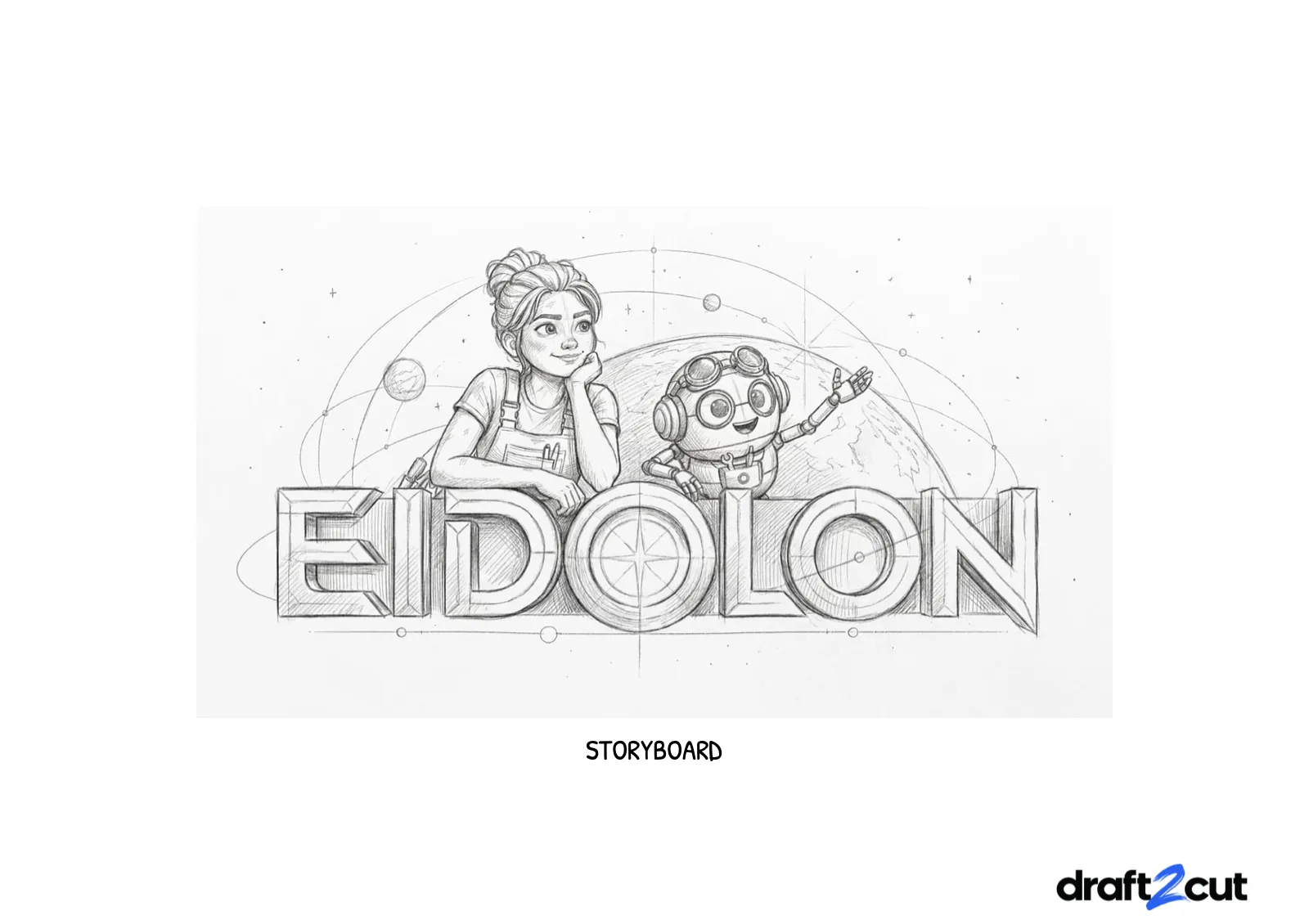 La copertina dello storyboard.